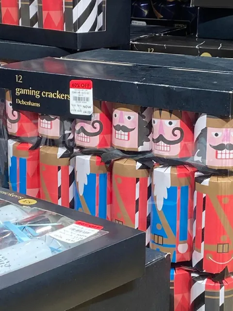 Gaming Crackers Nutcracker Display