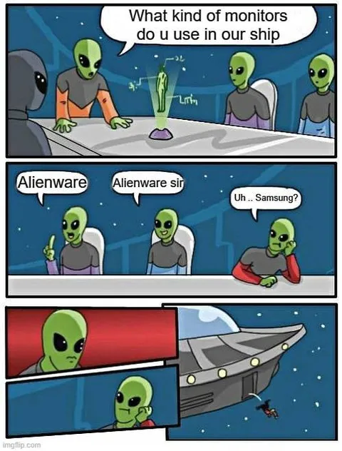 Alienware Aliens Choose Samsung