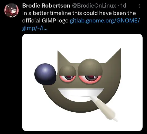 The Official GIMP Logo Timeline