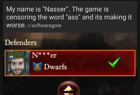 Censored Nasser Name Gets Worse