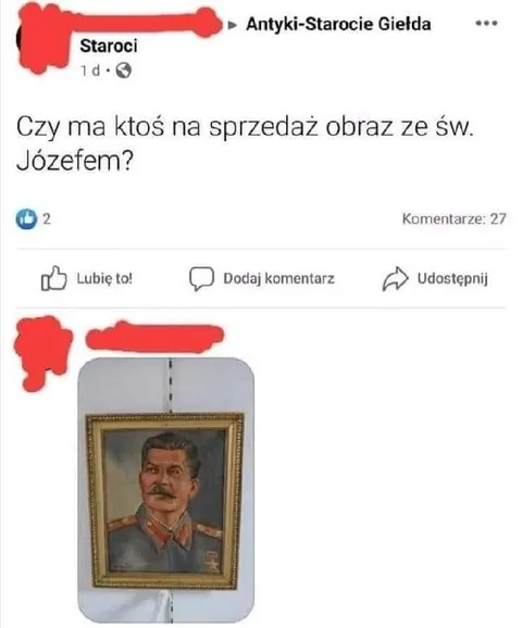 Obraz ze św. Józefem
