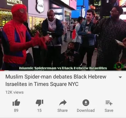 Islamic Spider-Man Debates Israelites