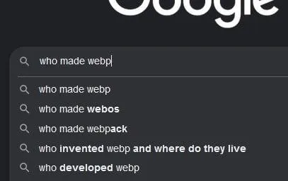 Who Made WebP