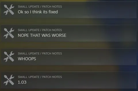 Patch Notes Made It Worse