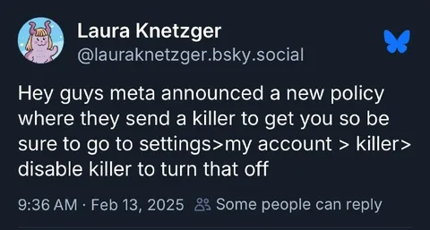 Meta Killer Settings Policy