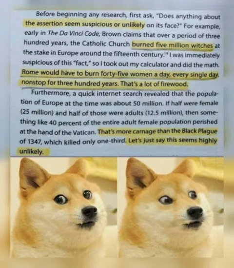 Suspicious Historical Math