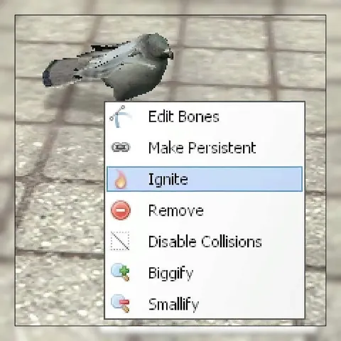 Garry's Mod Bone Menu