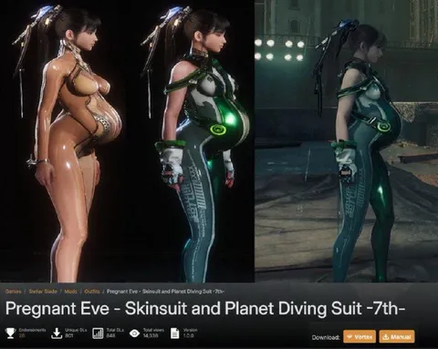 Pregnant Eve Suit Comparison