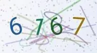 Капча с цифрами 6767