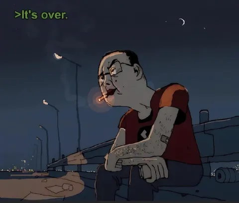 It's Over Cigarette Smoker