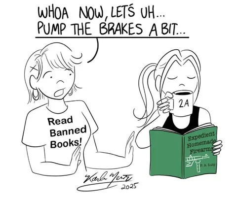 Read Banned Books While Braking