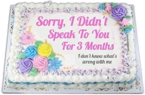Sorry I Didn’t Speak to You