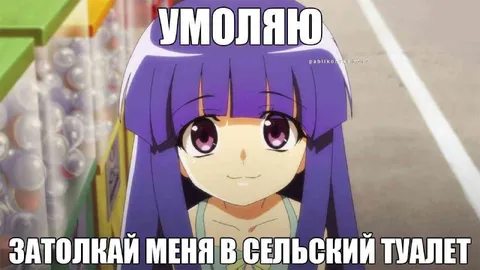Умоляю, затолкай меня в сельский туалет