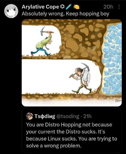 Distro Hopping Solves Nothing