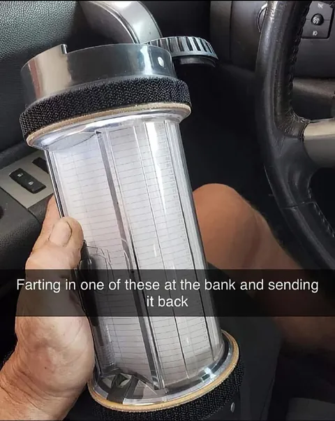 Farting at the Bank