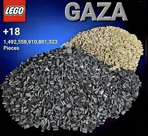 LEGO Gaza 1.4 Trillion Pieces