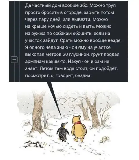 Частный дом и бездна