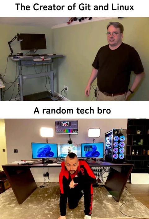 The Creator of Git and Linux vs Tech Bro