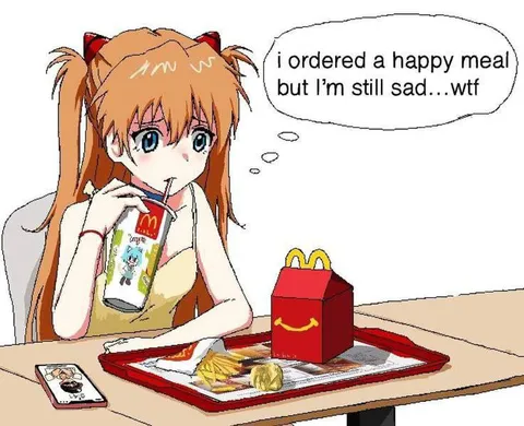 Sad Happy Meal Asuka