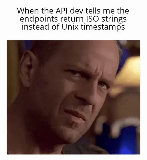 API Dev Says ISO Strings