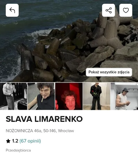 Slava Limarenko profil z oceną 1.2