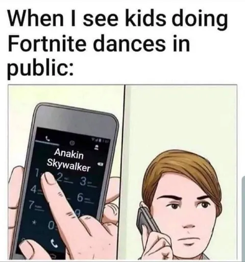 Calling Anakin About Fortnite Dances