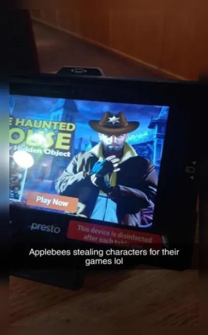 Applebee’s Haunted House Game