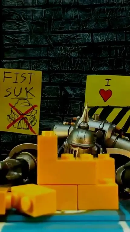 Robot Builds a Cheese Block Wall