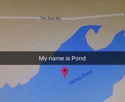 James Pond Map Joke
