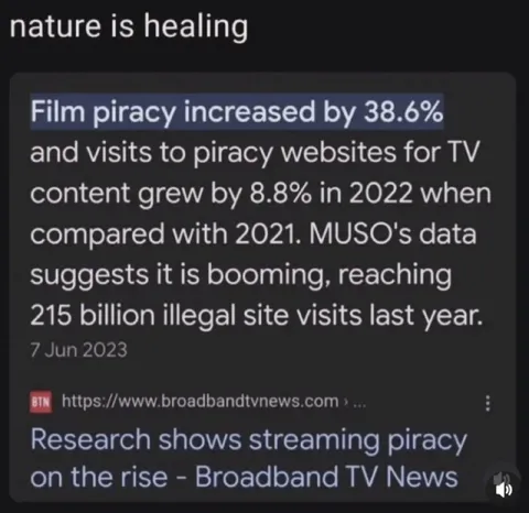 Nature Is Healing Piracy Returns