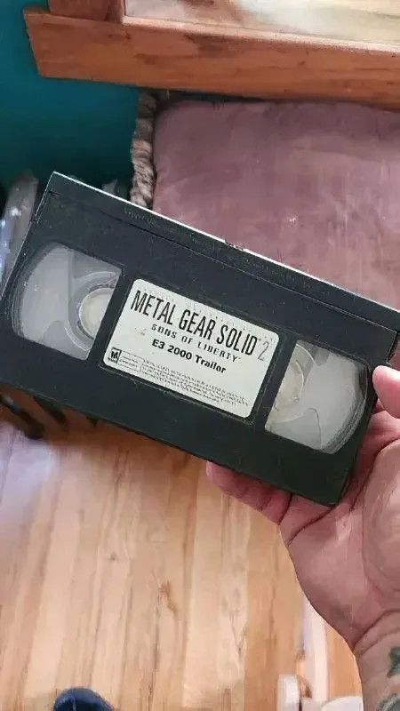 Metal Gear Solid 2 VHS Tape