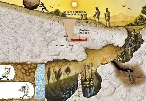Saddam Hussein Hidden Underground