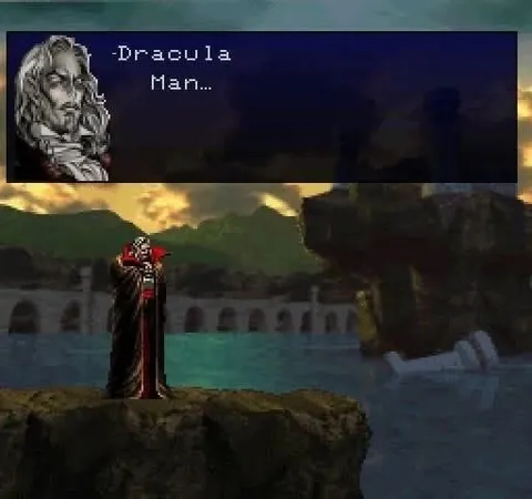 Dracula Man on the Cliff