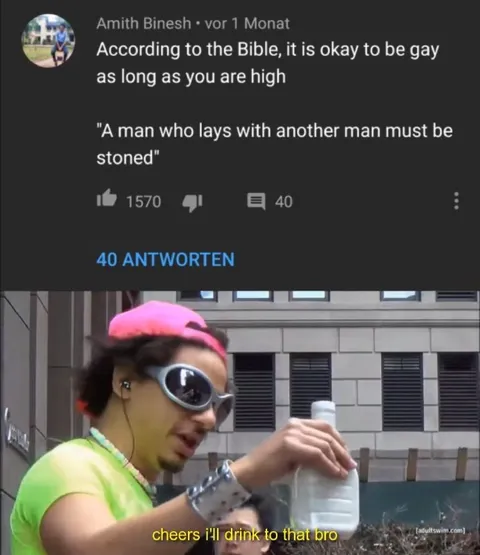 Cheers to That Bible Joke