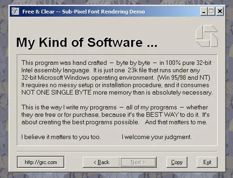 My Kind of Software