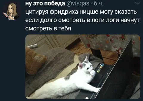 Логи смотрят в тебя