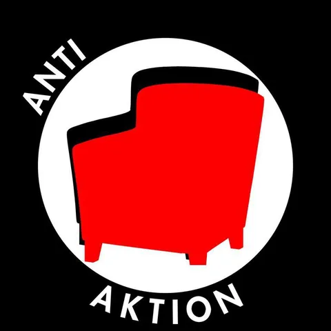 Anti-Aktion-Logo als Ideologie
