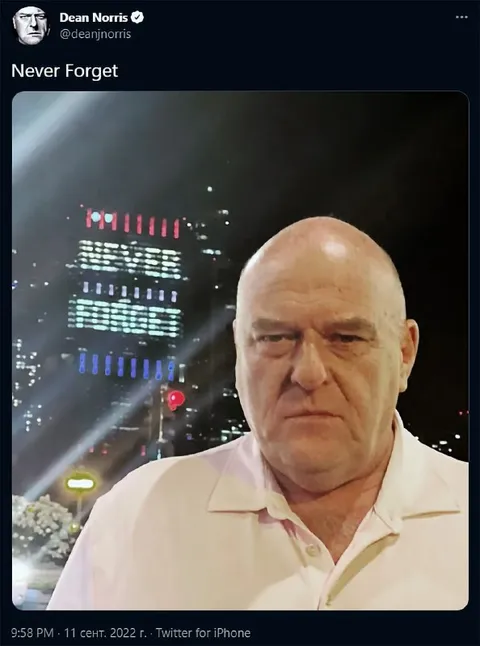Dean Norris Never Forget
