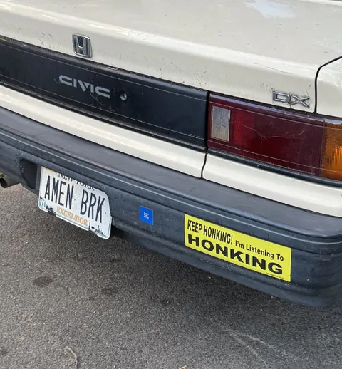 Keep Honking, I'm Listening