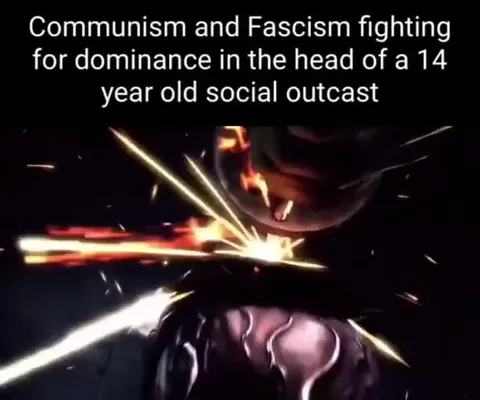 Ideologies Fighting Inside His Head