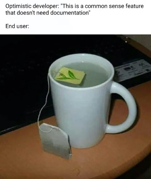 Common Sense Needs No Documentation