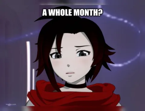 A Whole Month Reaction