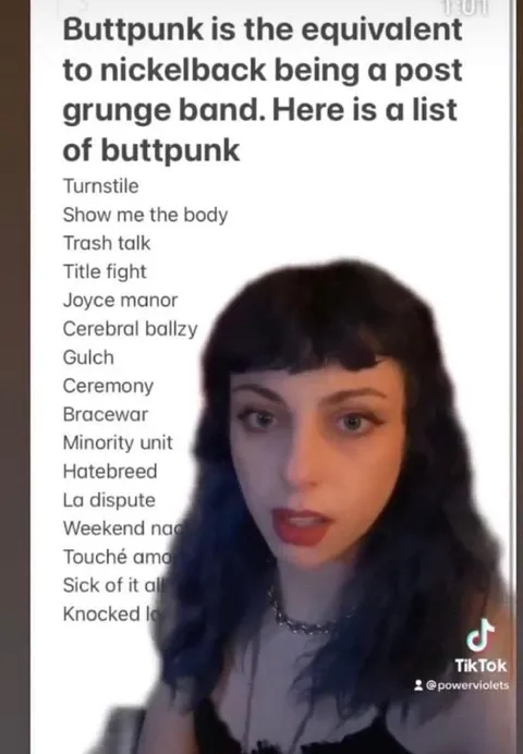 Buttpunk Post-Grunge List