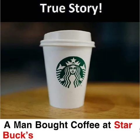 Man Bought Coffee at Starbucks