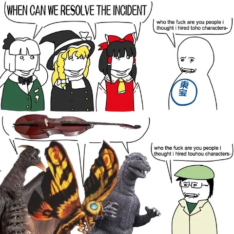 Toho Versus Touhou Characters