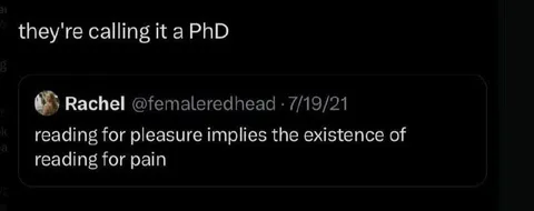 Reading for Pleasure PhD