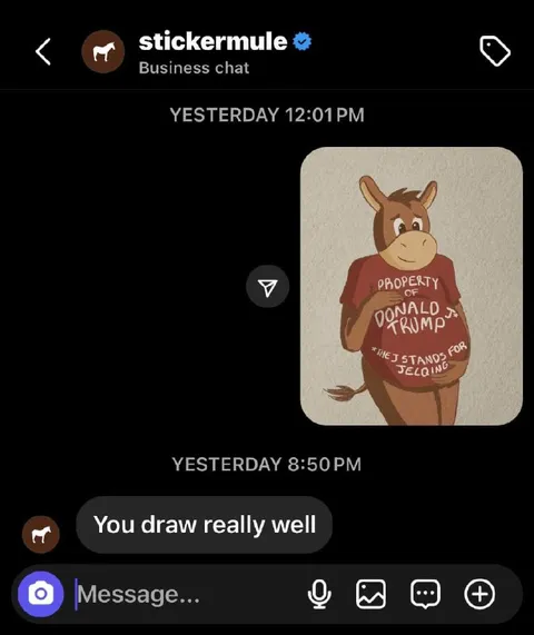 Donkey Praises Your Drawing