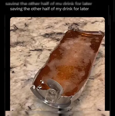 Saving Half a Drink for Later