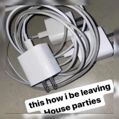 Leaving House Parties With Chargers
