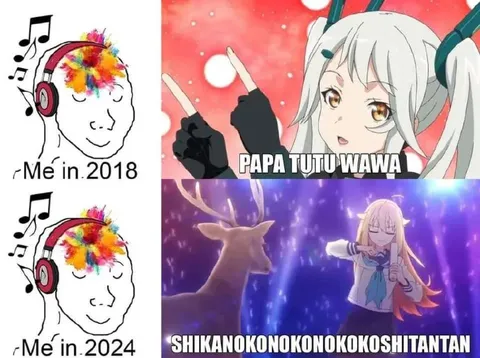 Me in 2018 vs 2024